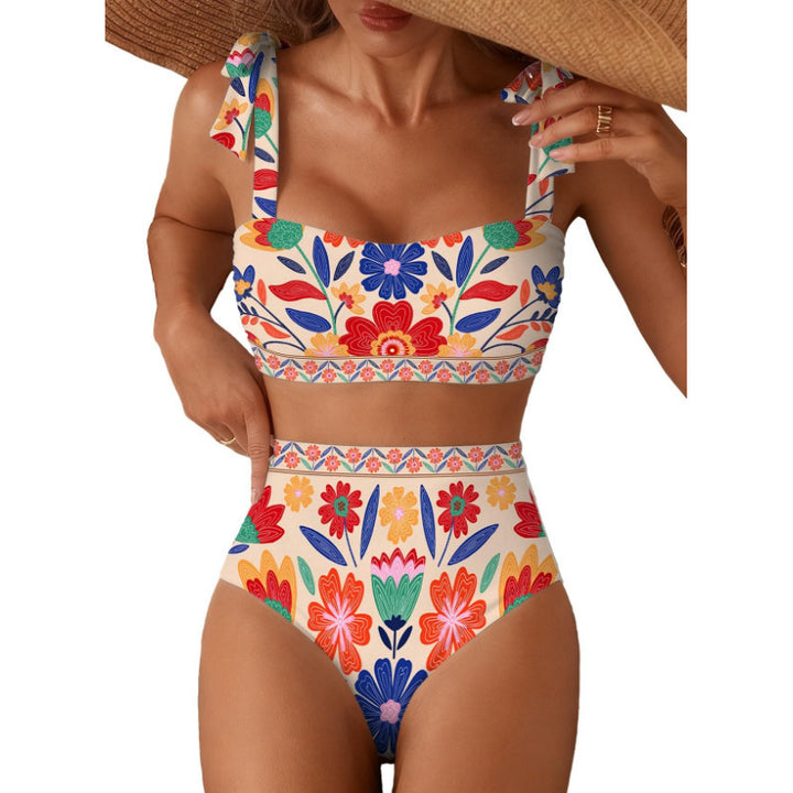 Women High Waist Swimsuit Mune Fashion