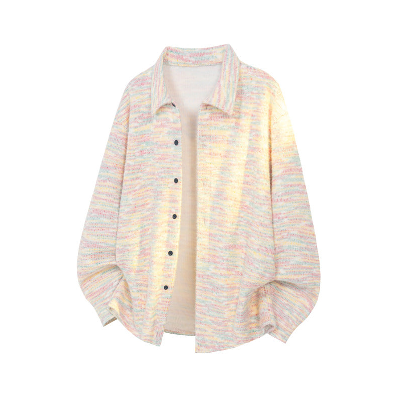 Women's Stylish Cardigan with Colorful Pattern Mune Fashion