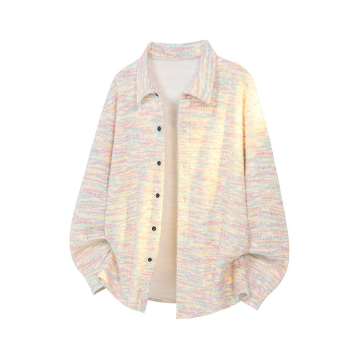 Women's Stylish Cardigan with Colorful Pattern Mune Fashion