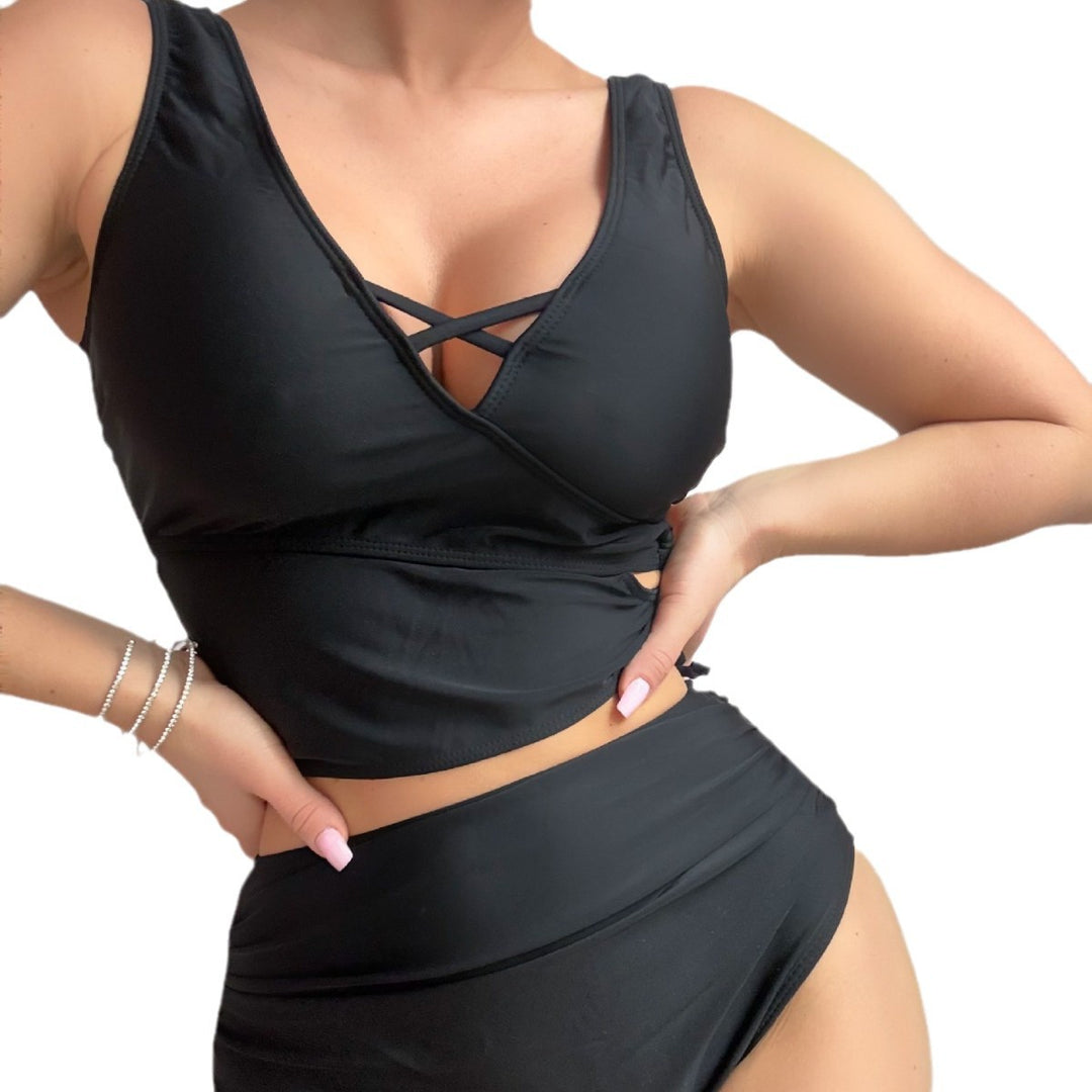 Ladies Sporty Wrap Bikini Set Mune Fashion