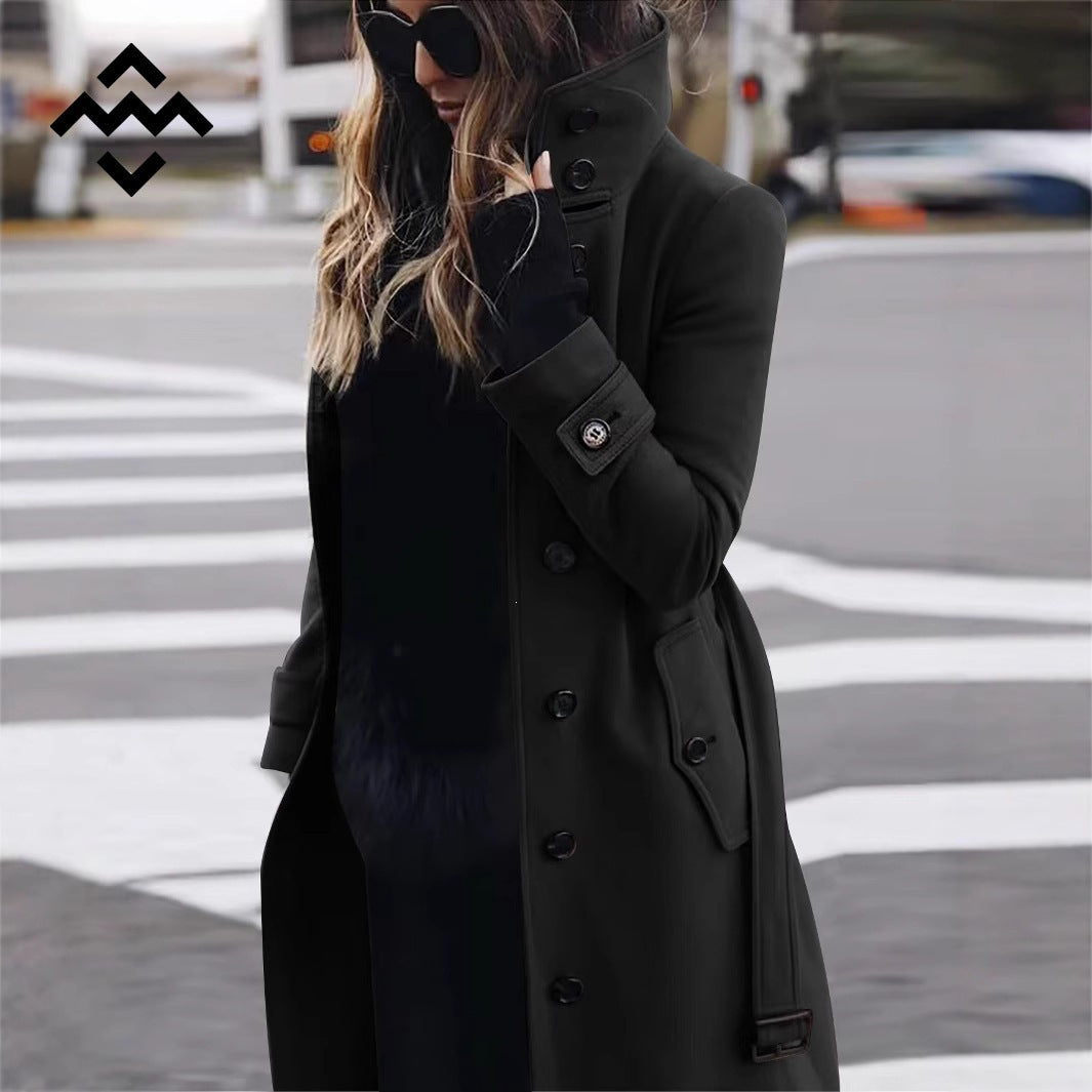 Ladies Elegant Long Coat