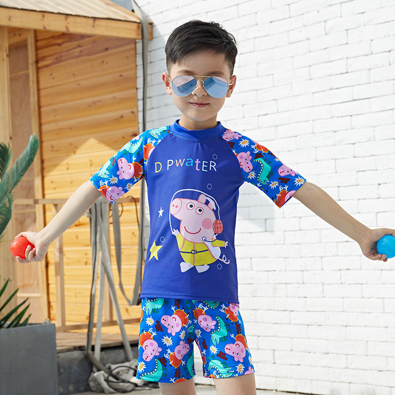 Boys UV Protection Swimsuit Mune Fashion
