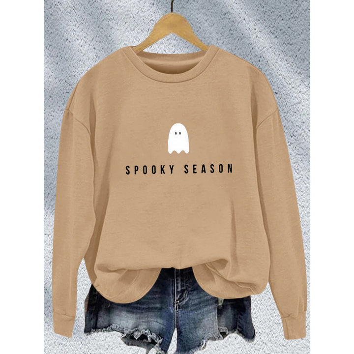 Unisex cool Halloween sweatshirt with ghost print and oversized cut Mune Fashion