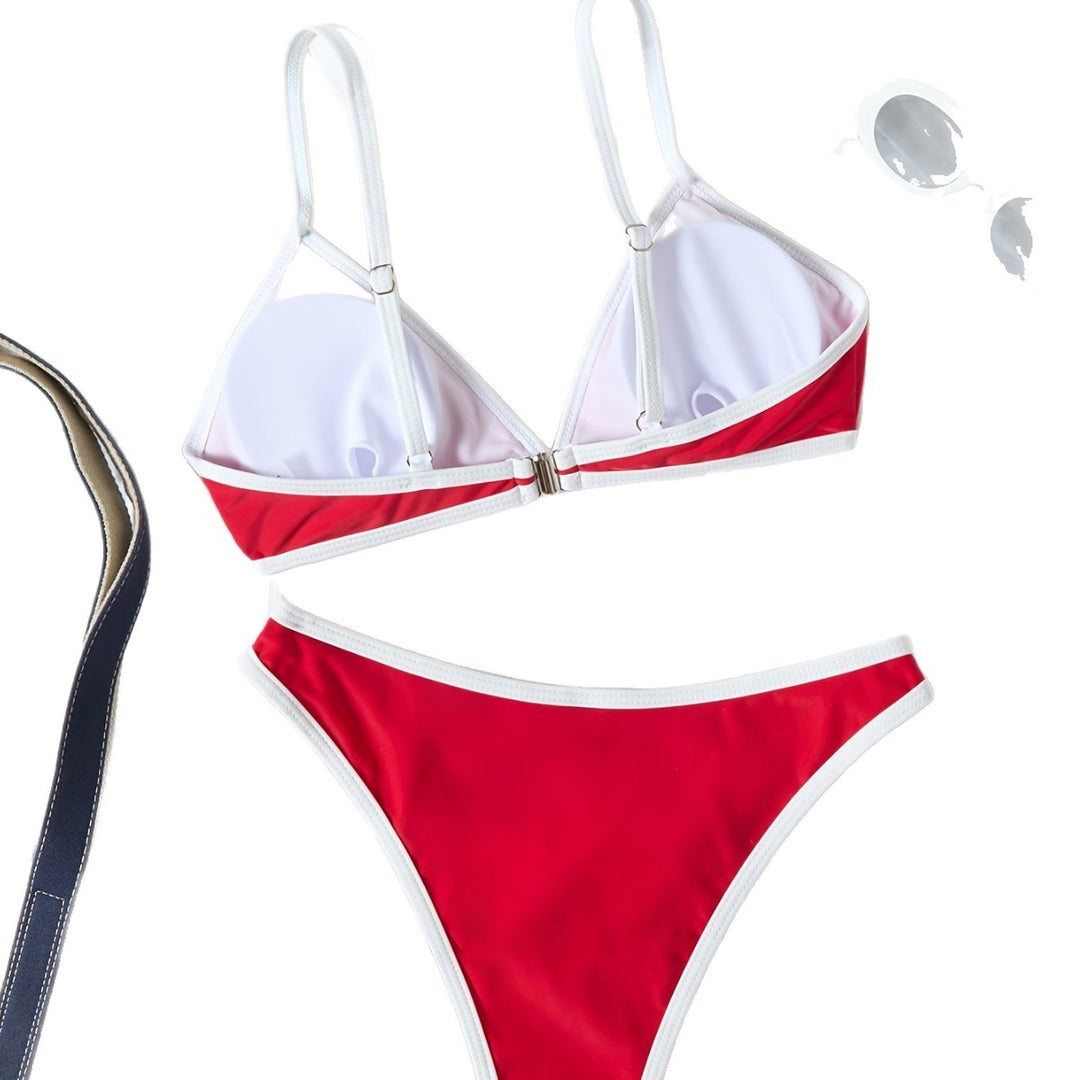 Women Triangle Bikini with Adjustable Straps Mune Fashion