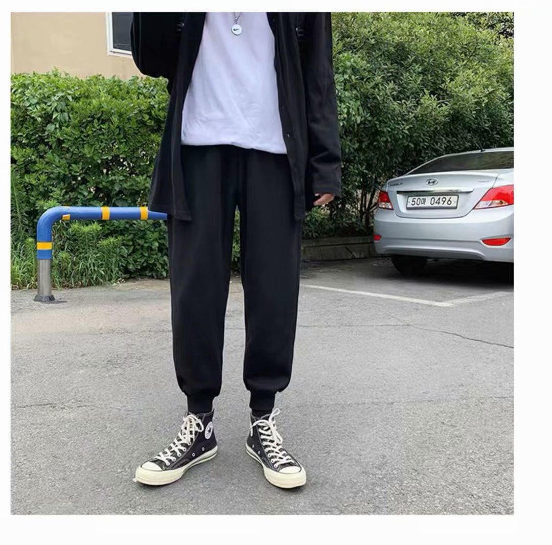 Men's Casual Jogging Pants with Elastic Waistband Mune Fashion