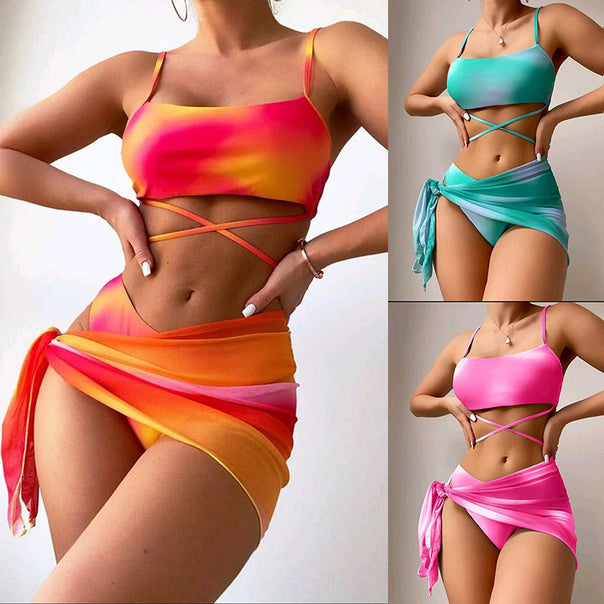 Women's bathing outfit with crossed straps Mune Fashion