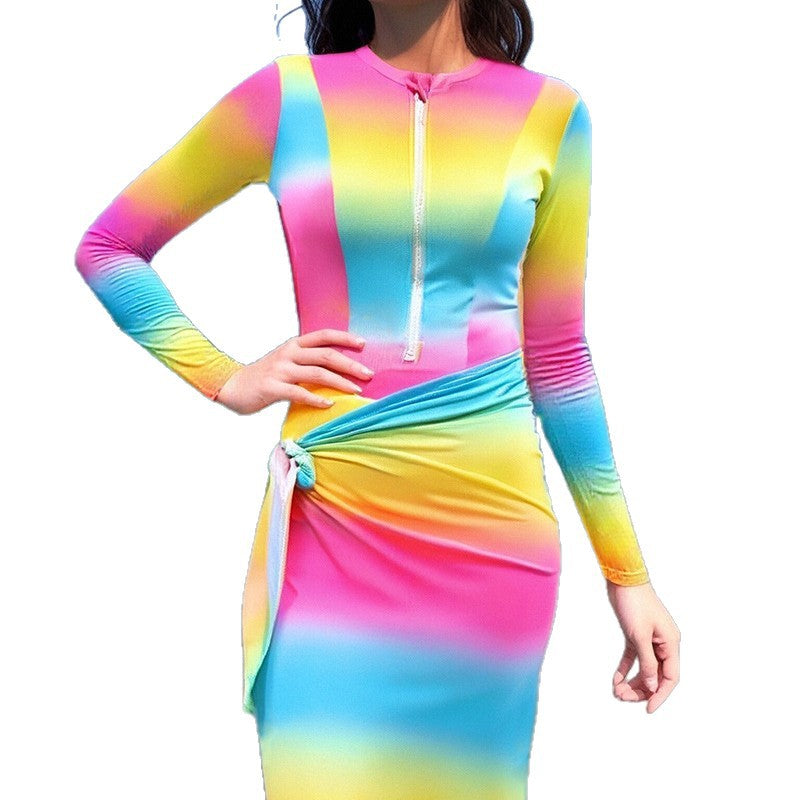 Women longer, figure-hugging beach dress Mune Fashion