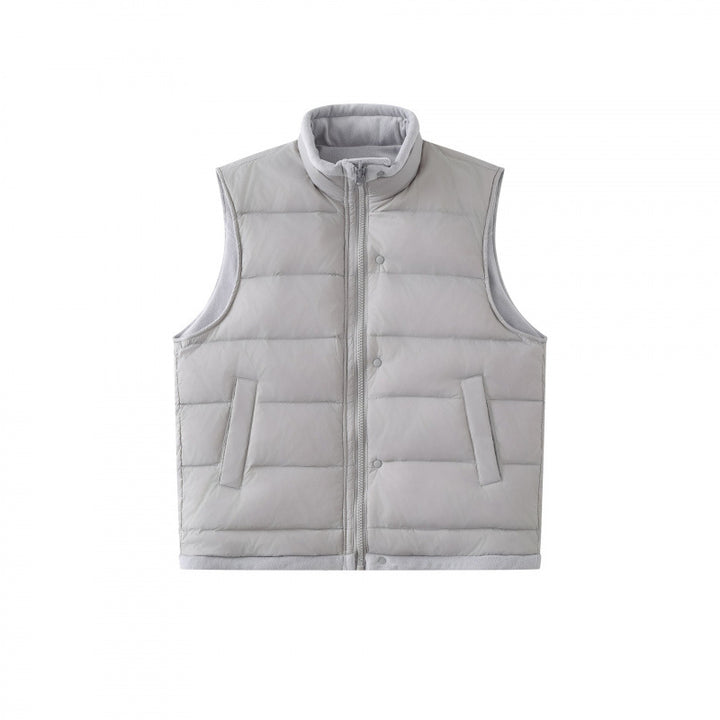 Unisex Lightweight padded thermal vest with stand-up collar and zipper Mune Fashion