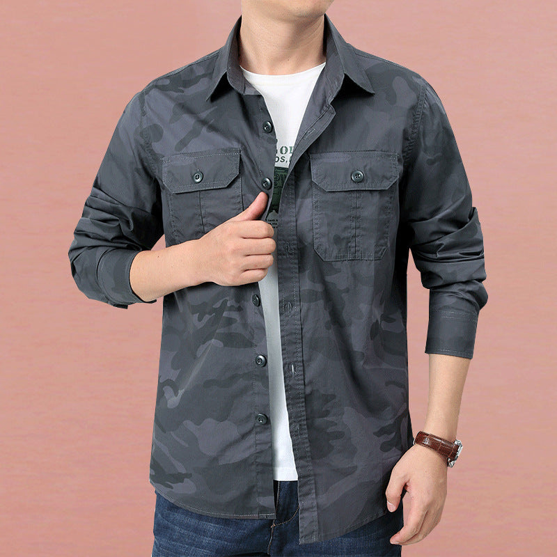 Men's Fashion Utility Shirt Mune Fashion