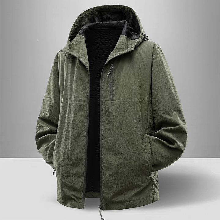 Men's Lightweight and Breathable Rain Jacket Mune Fashion