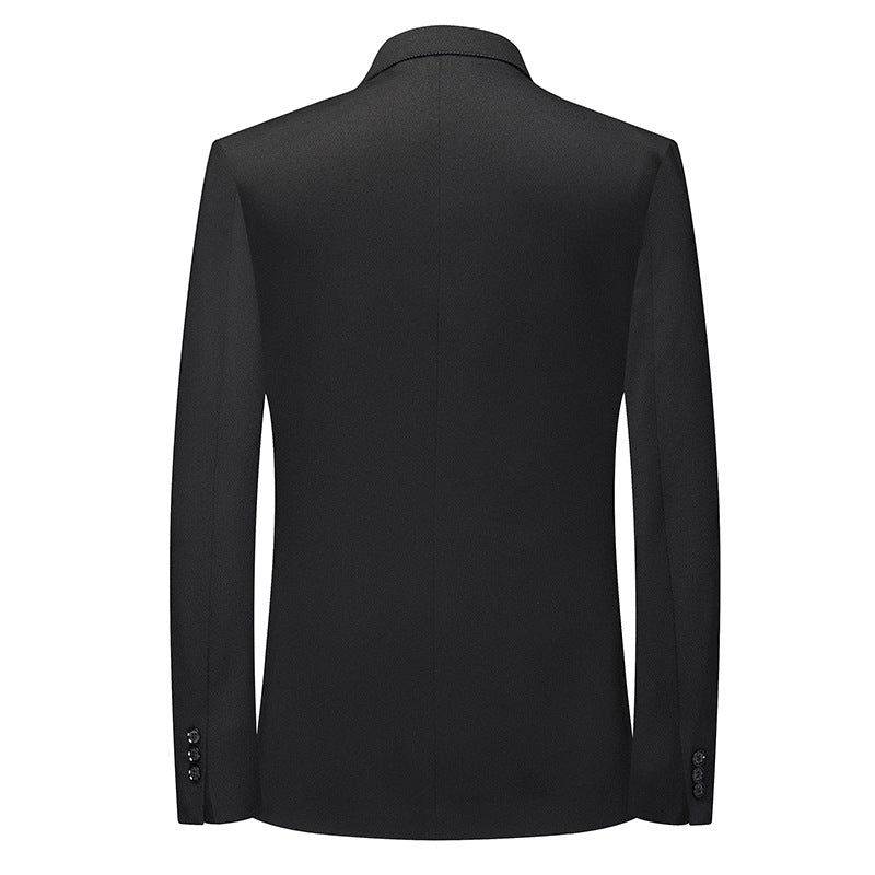 Men's Single-Breasted Suit Jacket with Narrow Lapels and Light Lining Mune Fashion