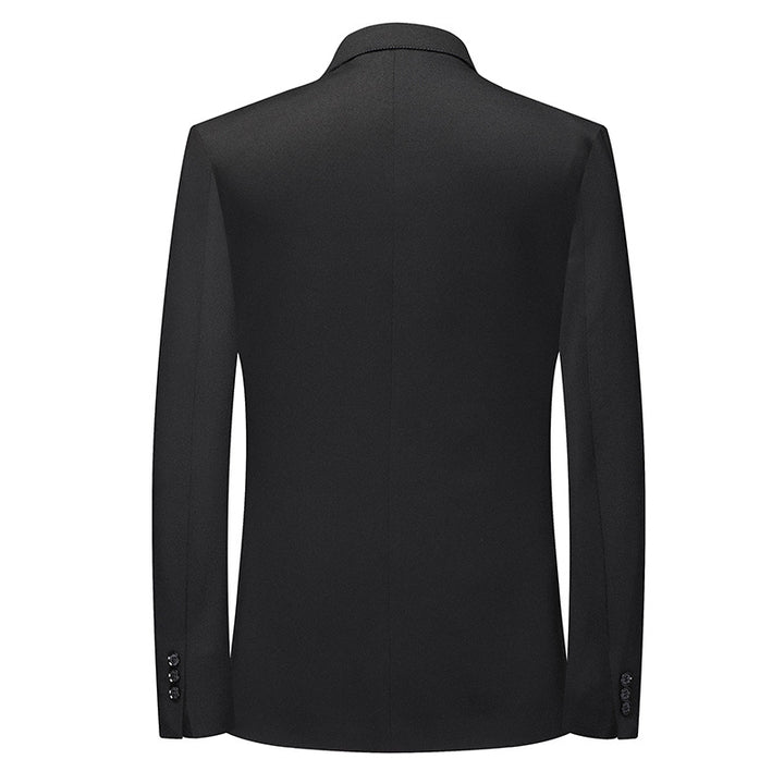 Men's Single-Breasted Suit Jacket with Narrow Lapels and Light Lining Mune Fashion