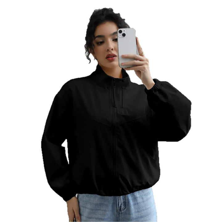 Women's Casual Oversized Blouson Jacket with Balloon Sleeves Mune Fashion
