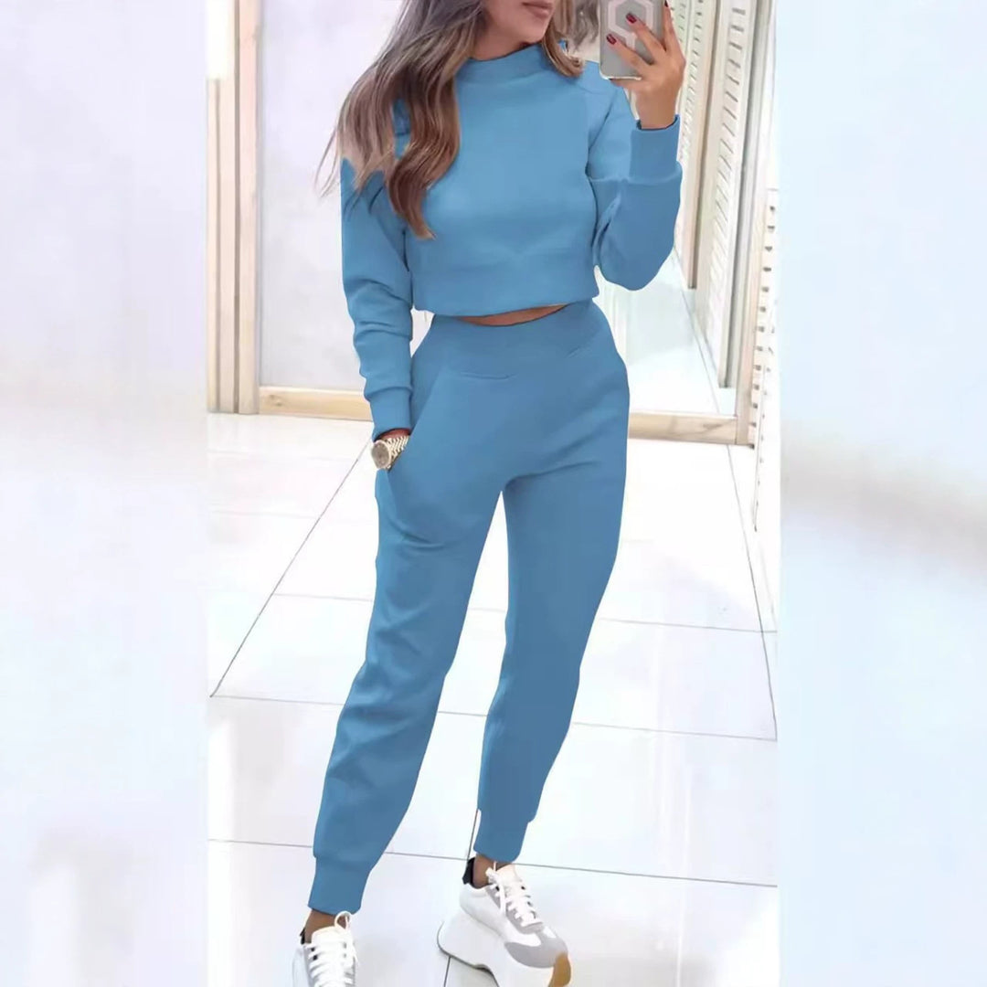 Women's Fashion Sweater and Jogging Pants Set Mune Fashion