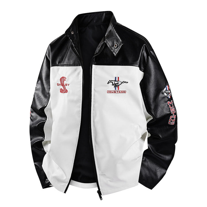 Men's Leather Jacket Mune Fashion