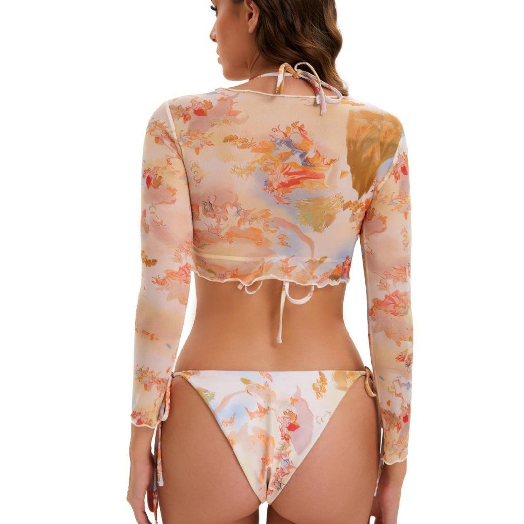 Women's Crop Top Swimsuit Mune Fashion