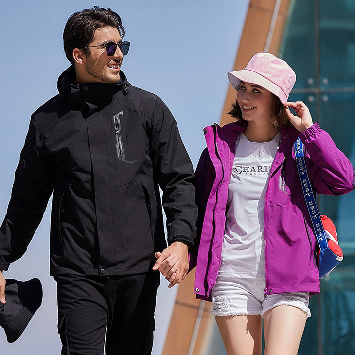 Women's lightweight waterproof urban softshell jacket with hood and reflective details Mune Fashion
