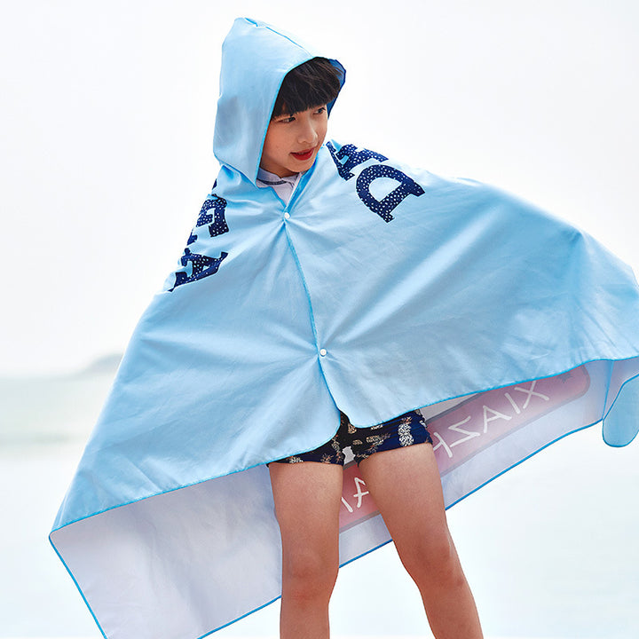 Unisex Beach Poncho with Shark Design Mune Fashion
