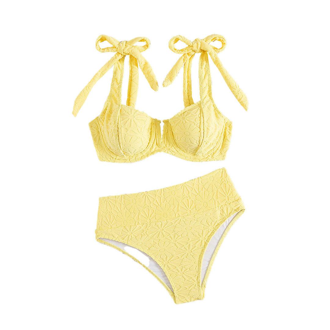 Women's High-Cut Bikini with Playful Tying System Mune Fashion