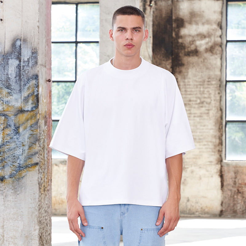 Unisex Oversize Boxy T-Shirt made of heavy cotton with a loose fit and extended sleeves Mune Fashion