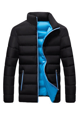 Men's lightweight quilted thermo quilted jacket with contrasting inner lining Mune Fashion