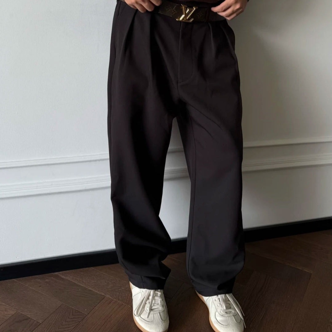 Men's Elegant and Casual Checkered Pants Mune Fashion