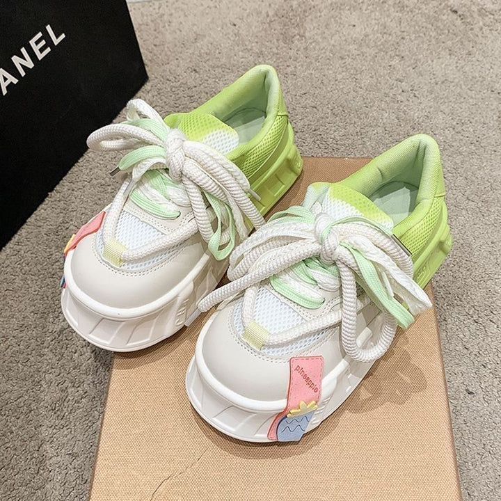 Women's sporty sneakers with playful design and stunning sole Mune Fashion