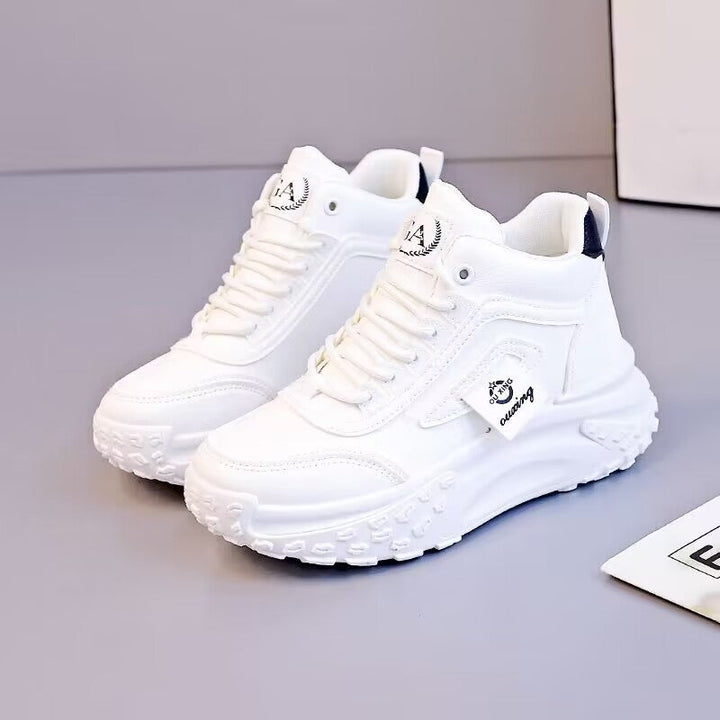 Women’s sporty high-top sneakers with cushioning sole and robust profiling Mune Fashion
