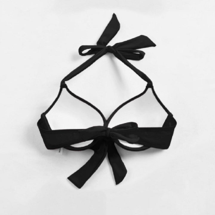 Ladies Push-Up Bikini Top with Elegant Bow Design Mune Fashion
