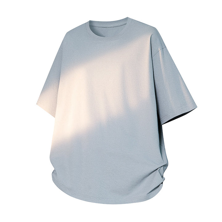 Men's oversized T-shirt made of heavy cotton jersey with a wide cut and reinforced round neck Mune Fashion