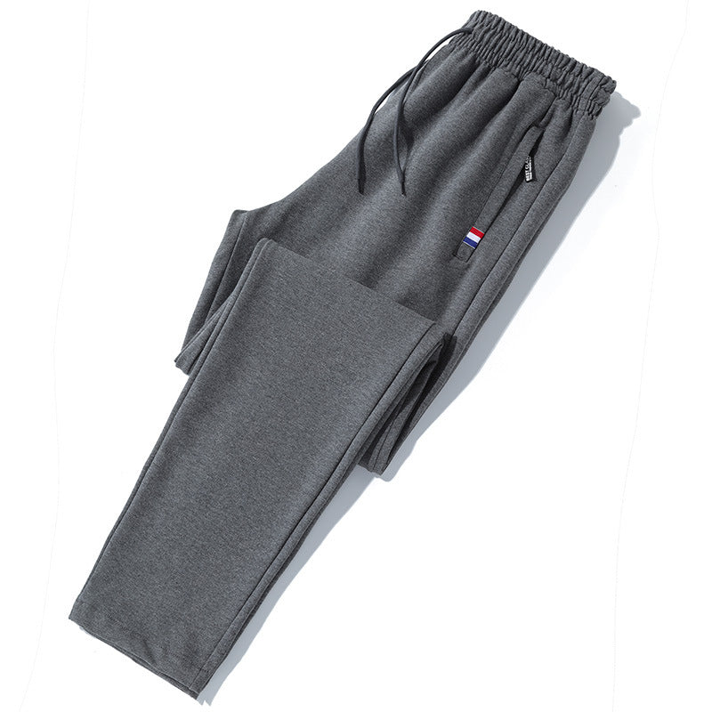 Men's tapered joggers with drawstring, zip pocket & ribbed cuffs Mune Fashion