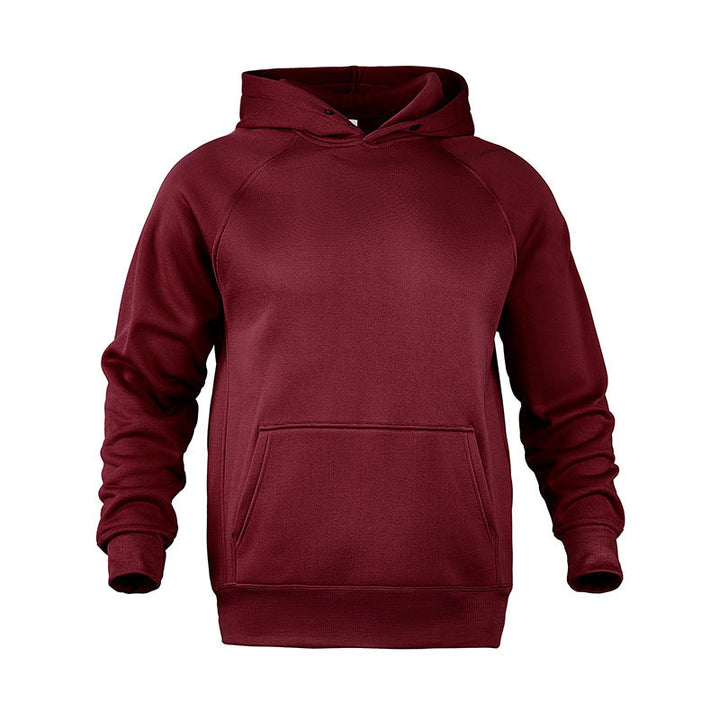 Men's Sweat Fabric Hoodie with Raglan Sleeves, Kangaroo Pocket and Reinforced Hem Mune Fashion