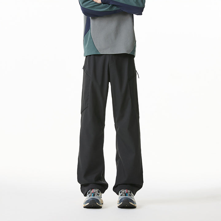 Herren Funktionale Cargo-Hose mit elastischem Bund und verstellbarem Saum Mune Fashion