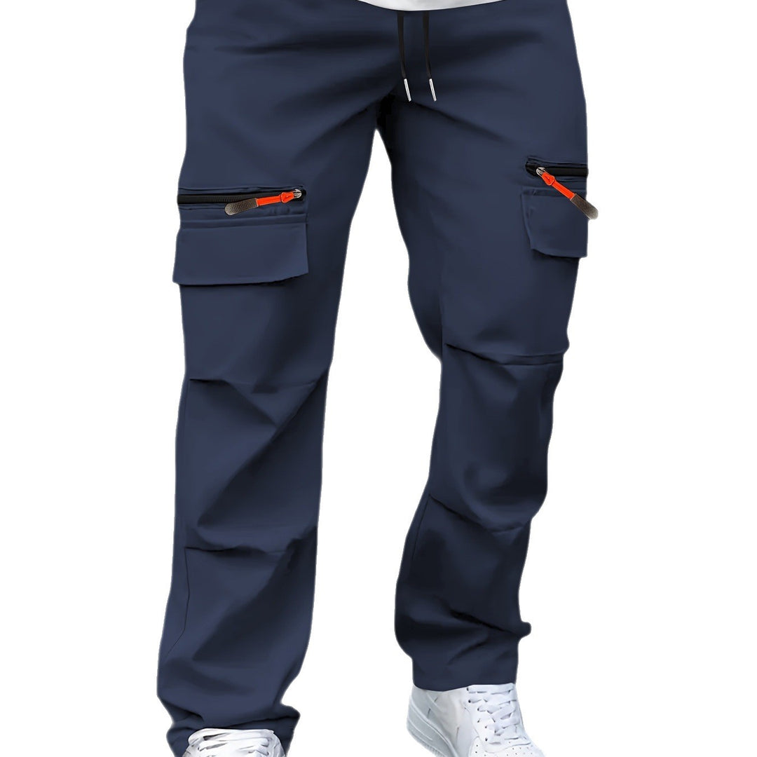Men's Cargo Jogging Pants with Zipper Utility Pockets Mune Fashion