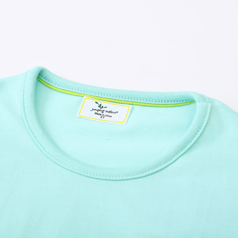Girls' casual dress with playful bunny applique Mune Fashion