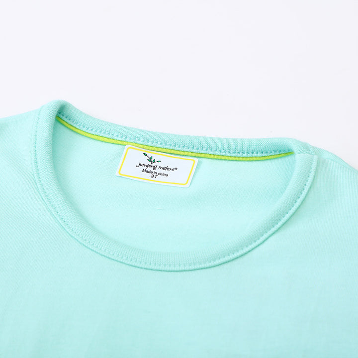 Girls' casual dress with playful bunny applique Mune Fashion