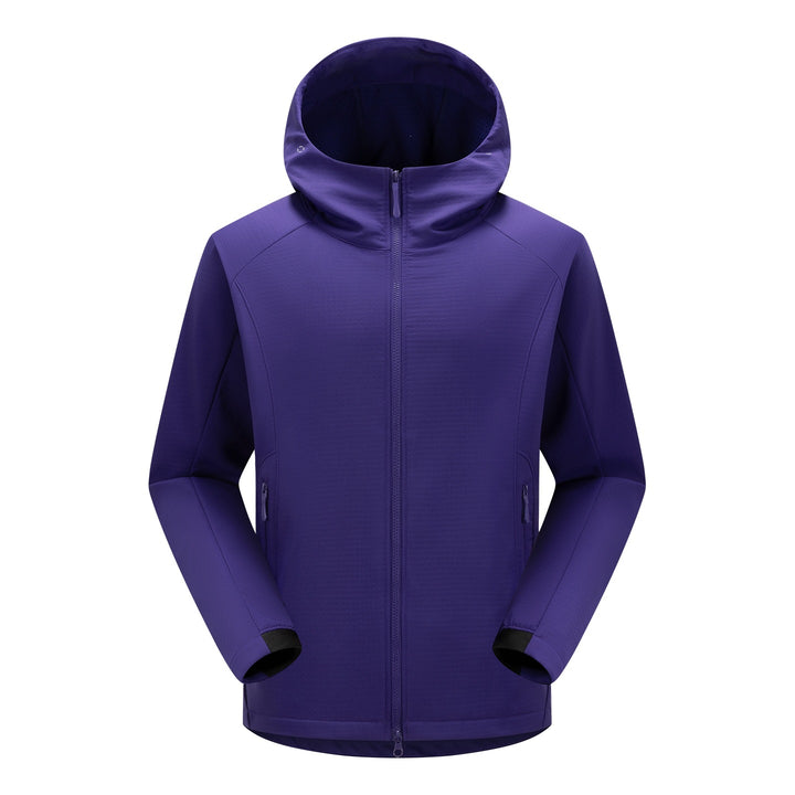Men's softshell functional jacket with insulation, hood & two-way zipper Mune Fashion