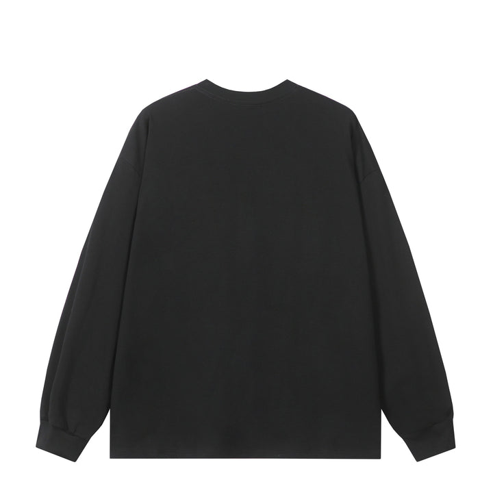 Unisex Oversized sweatshirt with raglan contrast inserts and large front print Mune Fashion