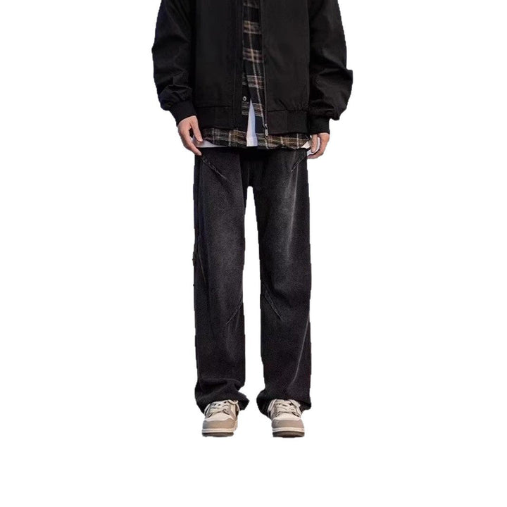 Men's Fashion Wide-Legged Jeans Mune Fashion