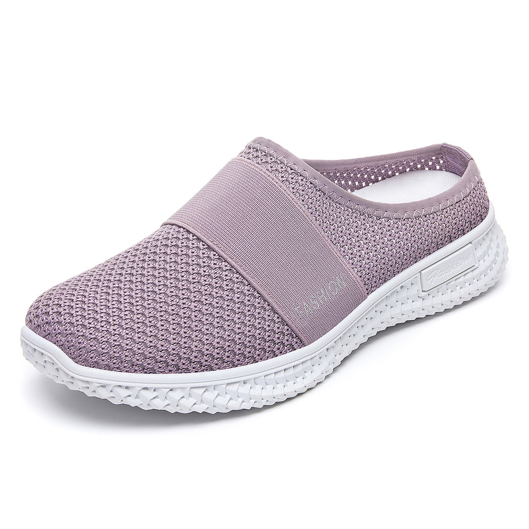 Women's knitted breathable slip-on sneakers with elastic midband Mune Fashion
