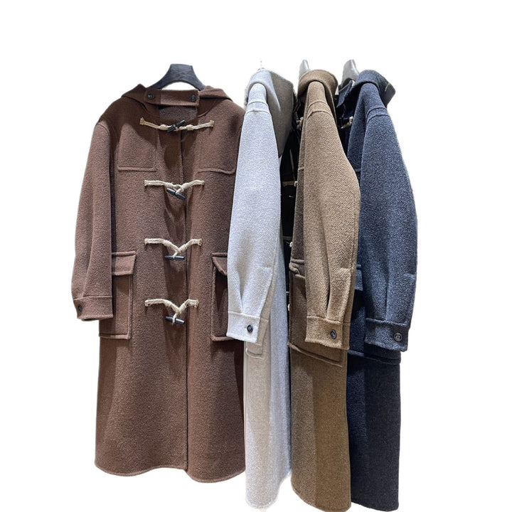 Women's wool duffle coat with toggle closures and oversized fit Mune Fashion