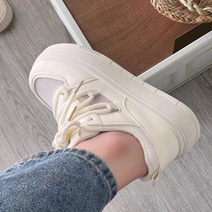 Women Chunky Sneakers with breathable textile surface and stable sole Mune Fashion