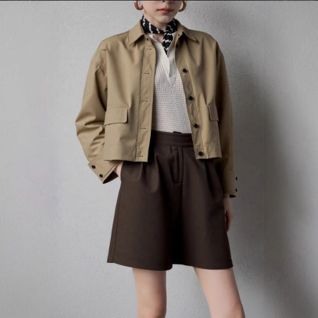 Women's Stylish Utility Jacket with Versatile Design Mune Fashion