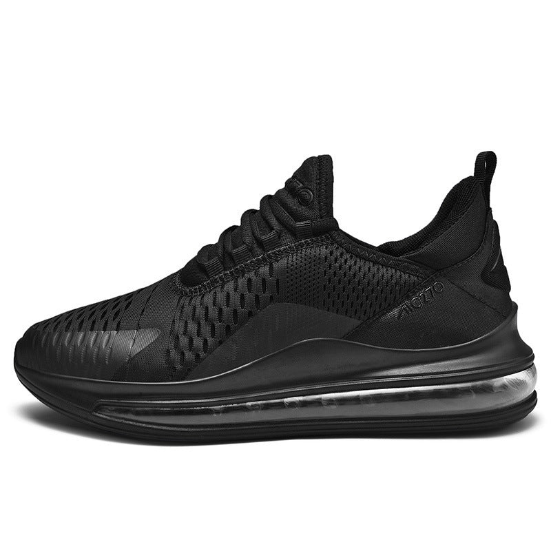 Men's Modern Air-Cushion City-Run Sneaker with Ventilated Mesh and TPU Support Structure Mune Fashion