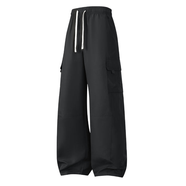 Men's cargo pants with elastic waistband and side pockets Mune Fashion
