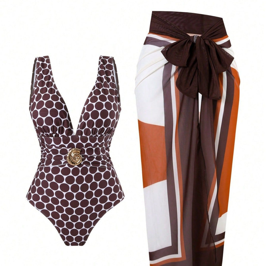 Women’s swimsuit with exclusive wrap skirt Mune Fashion