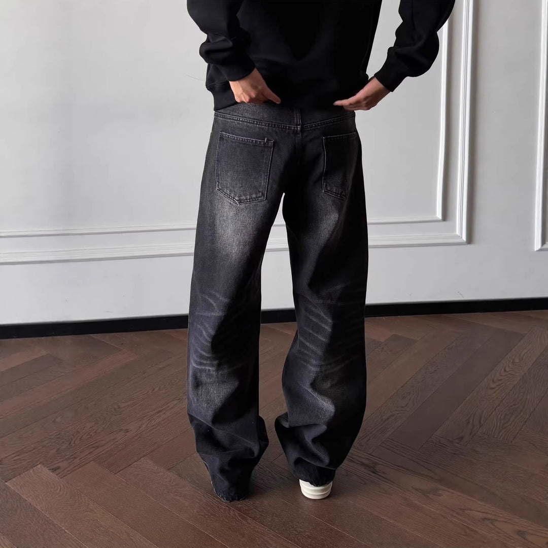 Men's Casual and Loose Denim Jeans Mune Fashion