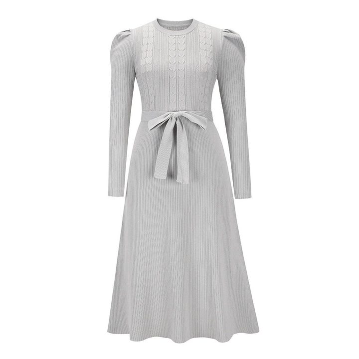 Mune | Knitted Midi Dress with Round Neckline