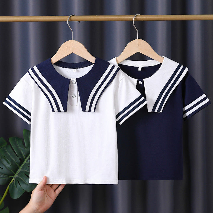 Girl Sailor T-Shirt Mune Fashion
