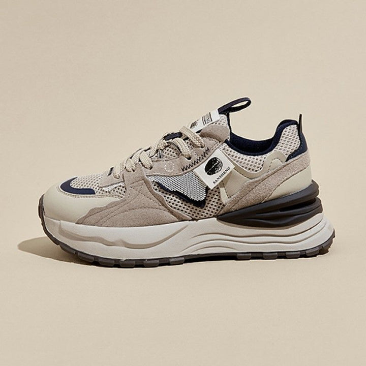 Women’s Sporty Sneakers with Breathable Upper Material Combination Mune Fashion